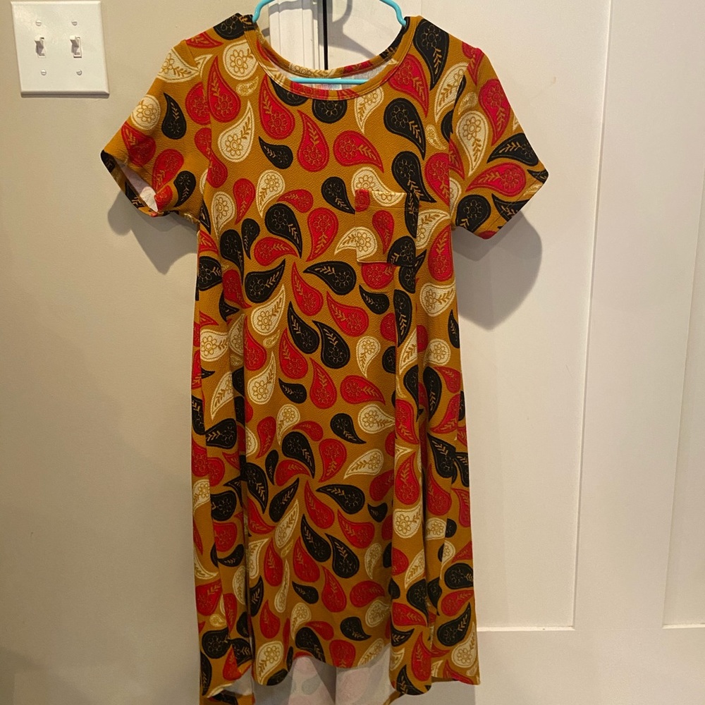 70’s Inspired Mustard Yellow Dress
